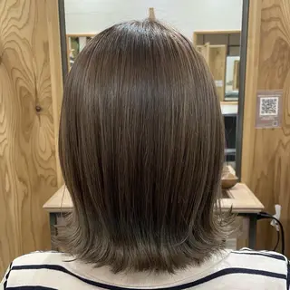 ミディアム カラー FERIA梅田🖤 透明感カラー🎀のヘアスタイル