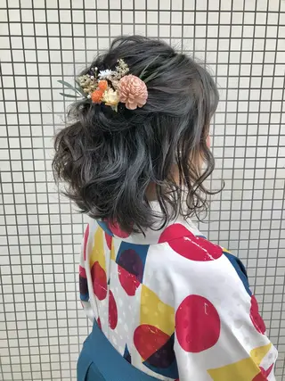 ミディアム ヘアアレンジ あんざき みわのその他イメージ