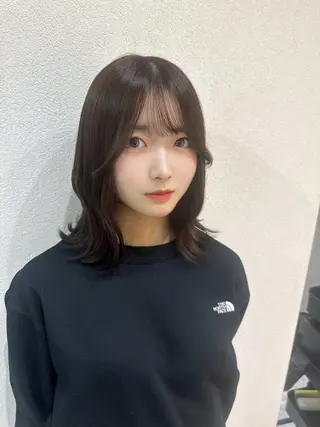 ミディアム カラー 🪞個室サロン/韓国 艶髪/keito🪞のヘアスタイル