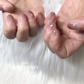 ネイル Nails MILAURO所属・MIYUKI /大人シンプルネイルのネイルデザイン