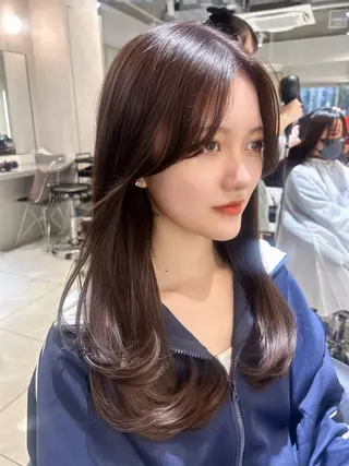 セミロング 韓国ヘア🫧髪質改善 🫧あかねのヘアスタイル