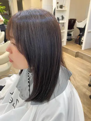 セミロング 清水 有紗のヘアスタイル