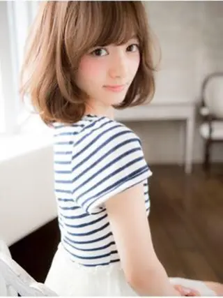 セミロング ヘアアレンジ トップスタイリスト ✨KIRIKA中野✨のヘアスタイル