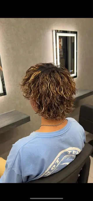 カラー パーマ メンズ 【札幌メンズ特化】 🔥つばさ🔥のヘアスタイル