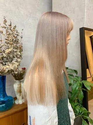 ロング カラー ダウンパーマ 【sity.ザイク】のヘアスタイル