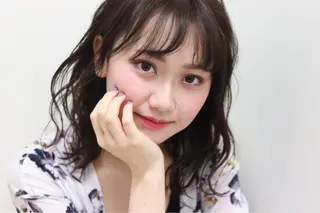 ミディアム カラー カラーと言ったら SAWARAのヘアスタイル