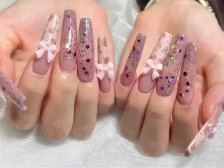 ネイル 🎀ネイルサロン エクラYUI🎀のネイルデザイン