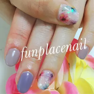 ショート ミディアム セミロング ロング カラー パーマ ヘアアレンジ メンズ キッズ ネイル まつエク nail salon＆school felice所属・フェリーチェ瑞江店 新山のネイルデザイン