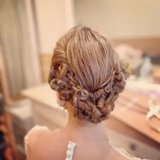 ロング ヘアアレンジ 鈴木 沙羅のマツエク・マツパデザイン