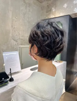 ショート パーマ ROBBY所属・松井美樹/似合わせ ガーリー・韓国のヘアスタイル