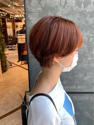 ショート カラー aguhair jour所属・髪質改善/白髪ぼかし KENTAのヘアスタイル