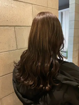 カラー 透明感/艶髪カラー/ 韓国/rinaのヘアスタイル