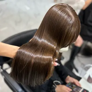 セミロング カラー 上品モテ韓国ヘア 🩶渋谷/aoiのヘアスタイル