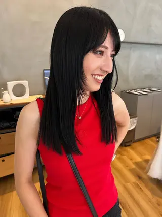 ロング カラー ボブ指名No.1/ ボブパーマ/ユキのヘアスタイル