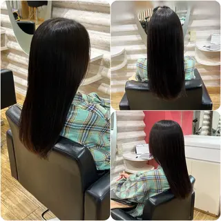 ロング カラー カラーダメージが艶々 『ケア特化店』KONのヘアスタイル