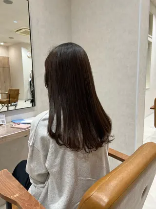 ロング レディースショート／ メンズパーマ／足立のヘアスタイル