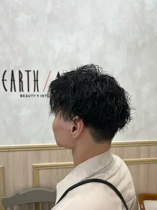 ショート パーマ 廣田 大幹のヘアスタイル