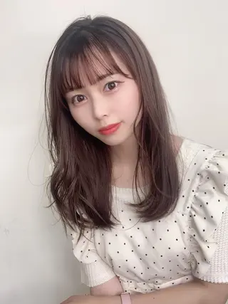 ミディアム カラー of hair所属・丸みショート 廣瀬隆志のヘアスタイル