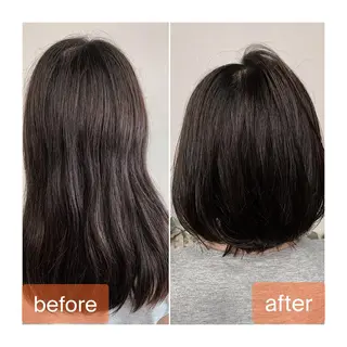 ミディアム 安藤 まどかのヘアスタイル