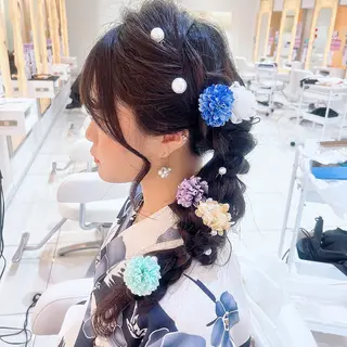 ロング ヘアアレンジ 東出 レイ🕊のヘアスタイル