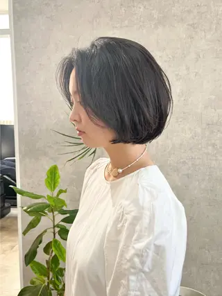 ショート ボブ×縮毛矯正 ryotaのヘアスタイル