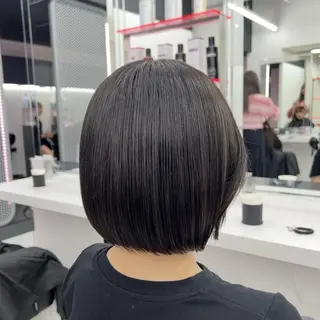 カラー 冬の透明感暗髪❄️ トレンドヘア❄️のヘアスタイル