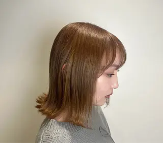 ミディアム ブリーチカラー特化 美容師/𝕐𝕌𝕀のヘアスタイル