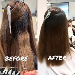 ミディアム パーマ 👑松山ストレート/ メンズヘア/龍仁👑のヘアスタイル