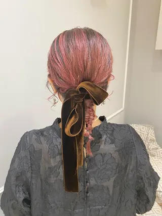 ヘアアレンジ 似合わせ艶髪カラー ❤️ハダユミのヘアスタイル