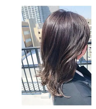 ミディアム カラー GO TO DAY 名古屋パルコ店所属・髪質改善/顔まわり 石原のヘアスタイル
