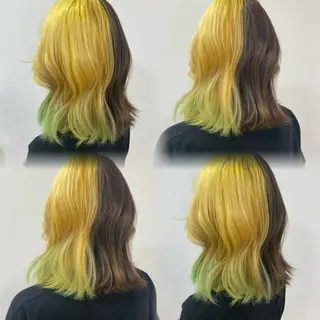 ミディアム カラー ヘアアレンジ 🍒KIKUCHI KANAE🍒のヘアスタイル