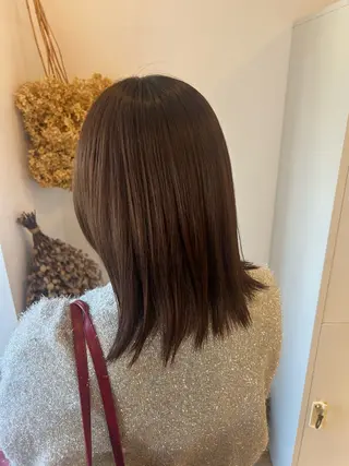 ミディアム カラー 神谷 あいりのヘアスタイル