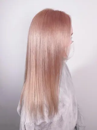 ロング カラー 暖色系カラー🍊 オオネヨシナリのヘアスタイル