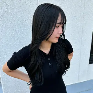 ロング 🎀ハイトーン/ 艶カラー/夕月🎀のヘアスタイル