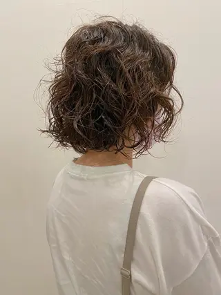 ミディアム パーマ driP.　by HAVANA所属・パーマ / ボブ /ショート 谷口 陸のヘアスタイル