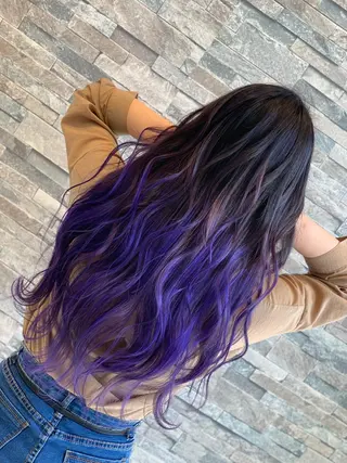 ロング カラー カラーと言ったら SAWARAのヘアスタイル