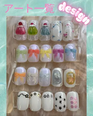 ネイル フリーネイリスト michiのネイルデザイン