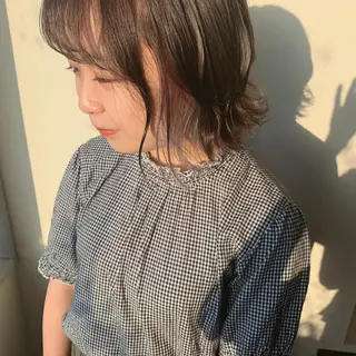 ショート カラー ボブウルフ／ボブ Satsuki【名駅のヘアスタイル