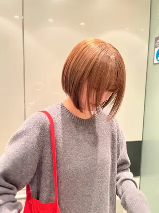 カラー Kaede🍁 FILMS 渋谷のヘアスタイル