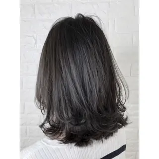 ミディアム カラー KIZU 髪質改善 オカルト怪談のヘアスタイル