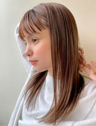 セミロング 💈ishizuka seiji💈のヘアスタイル