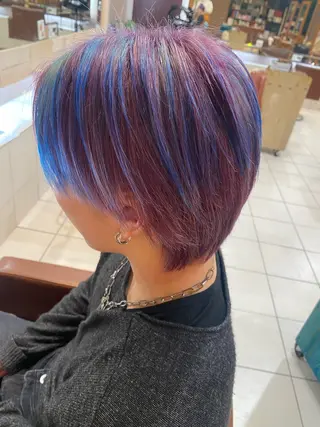 カラー メンズ 福嶋 和幸のヘアスタイル