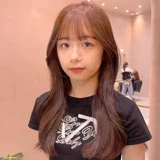 ロング カラー ブリーチ/暖色/ ダブルカラー/ゆきなのヘアスタイル