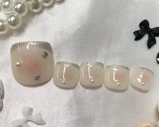 ネイル ネイルPetit Ribbonのネイルデザイン