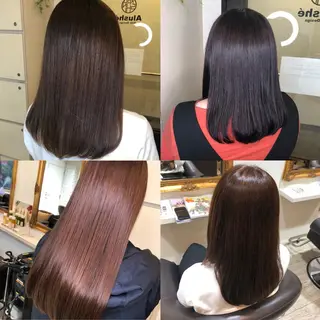 ミディアム カラー 平原 ミレイのヘアスタイル