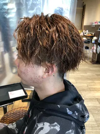 ショート パーマ メンズ メンズパーマ/ スパイキー/神田正紀のヘアスタイル