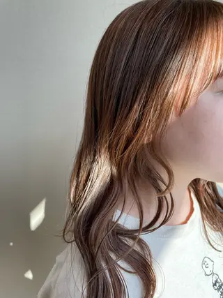 ミディアム 切りっぱなしボブ/ 蒲生四丁目/伊藤瑠唯のヘアスタイル