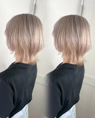 ミディアム 🫧ショート・レイヤ ー・縮毛矯正🫧のヘアスタイル