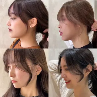 ロング カラー 新宿/韓国風レイヤー 髪質改善/渋谷直樹のヘアスタイル