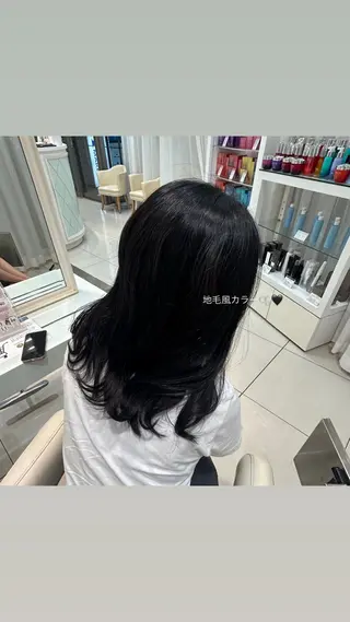 ミディアム カラー 🎀yui /メンズカット🎀のヘアスタイル